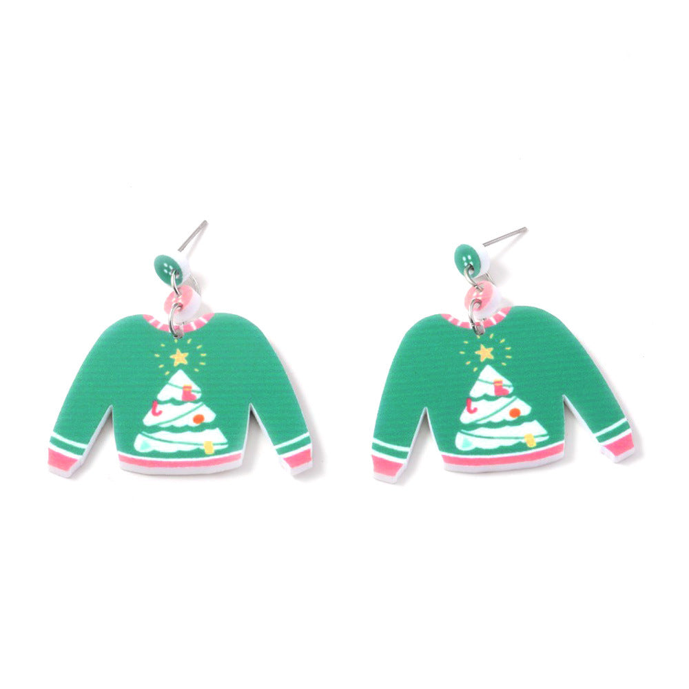 Wholesale Christmas Tree Earrings
