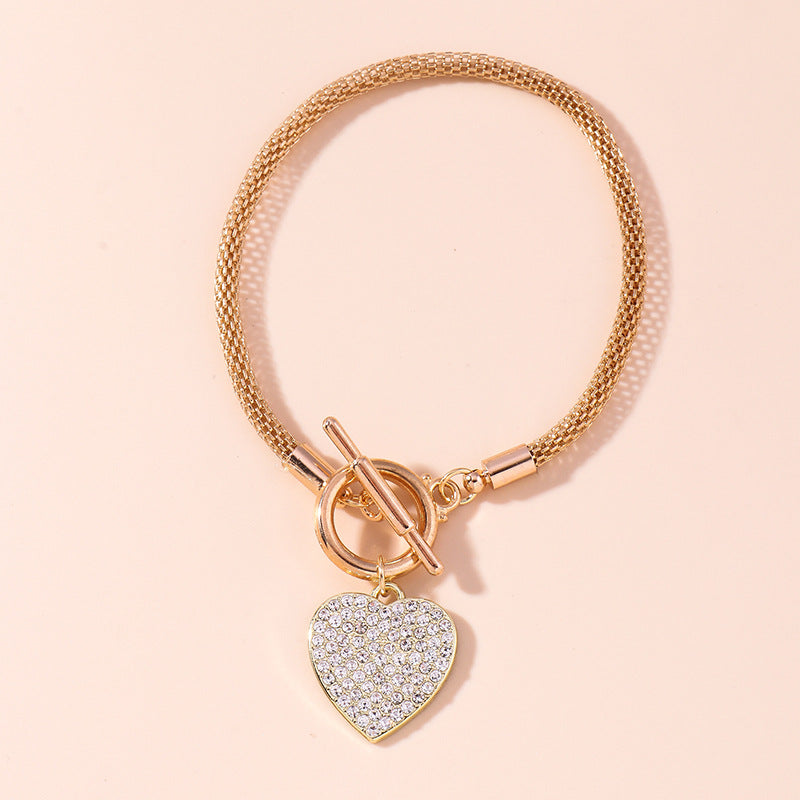 Wholesale Flower Butterfly Tassel Lollipop Alloy Bracelet