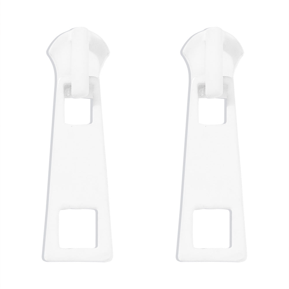 Wholesale Alloy Zipper Lock Earrings