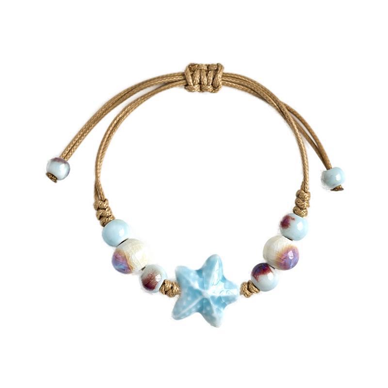 Wholesale Ceramic Ocean Adjustable Bracelet
