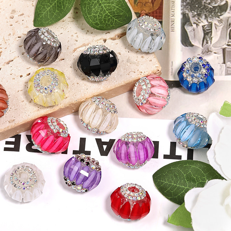 Wholesale 20pcs Heavy Duty Petal Rhinestone Chain Beads