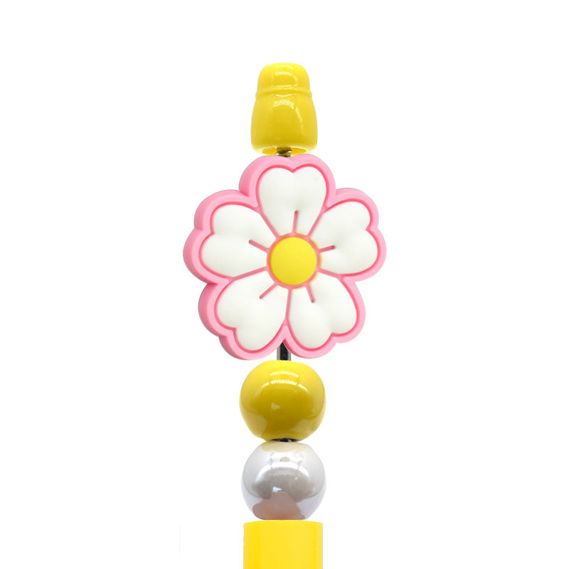 Wholesale Random 100pcs/pack  Cartoon Butterfly Flower Beads Focal Beads