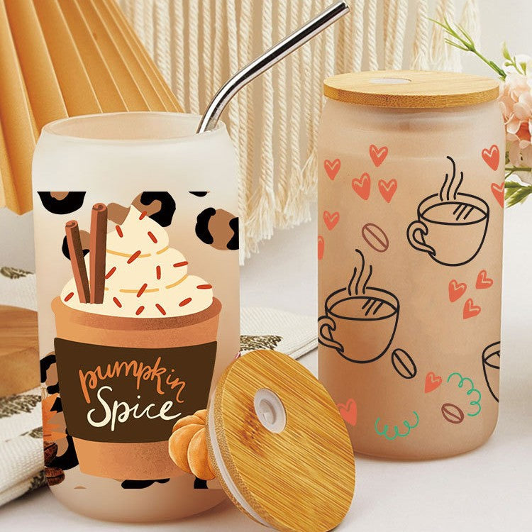 Wholesale coffee beverages 16oz Cup UV DTF Wraps