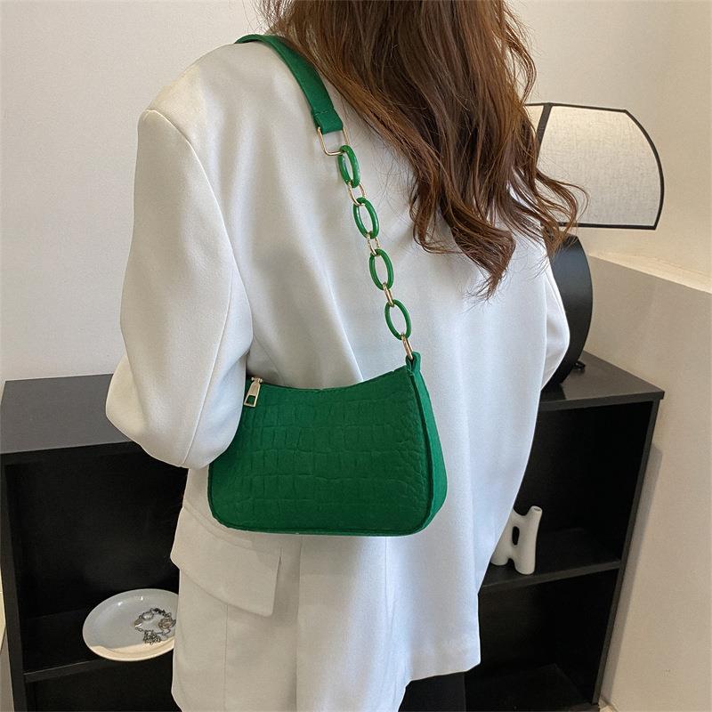 Wholesale Underarm Popular Temperament Simple Handbag Shoulder Bag