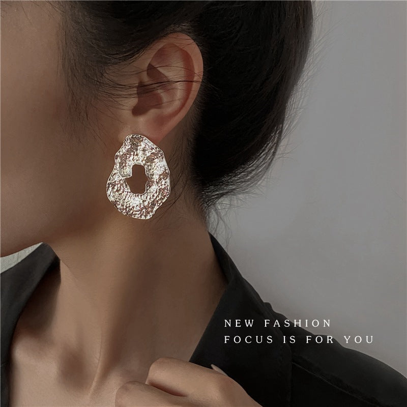Wholesale Irregular Metal Earrings