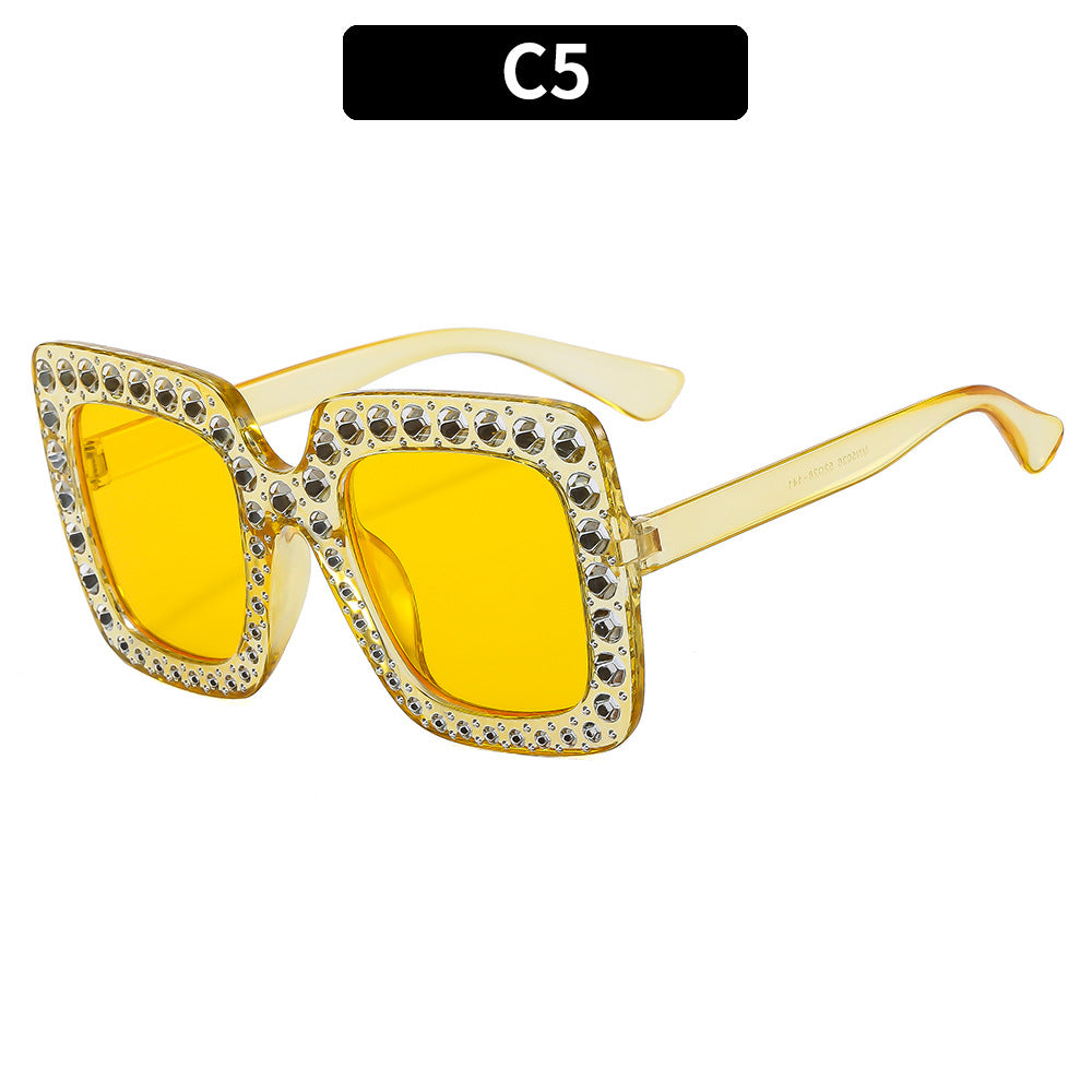 Wholesale Box Diamond PC Sunglasses