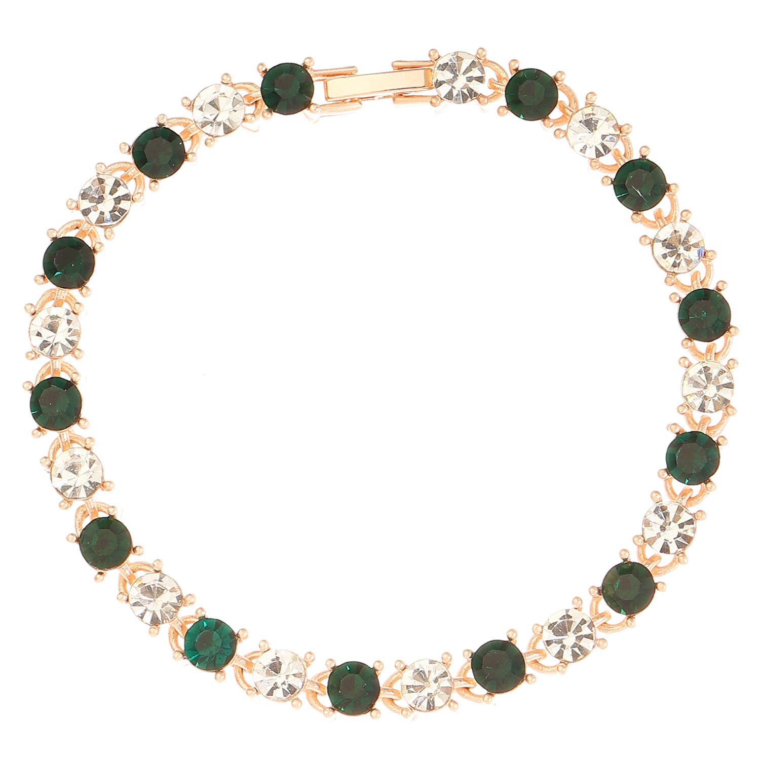 Wholesale Elegant Handmade Braided Leather Bracelet Rhinestone Inlaid Flower Pattern Ideal Gift For Women