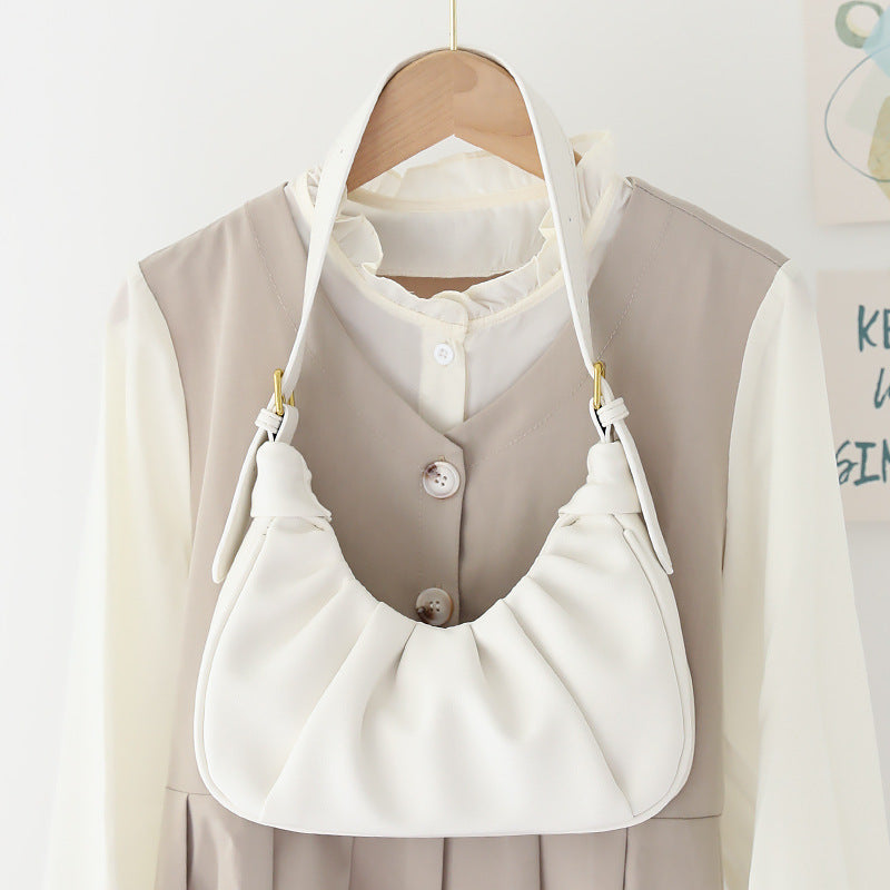 Wholesale Pleated Cloud PU Single Shoulder Crossbody Bag