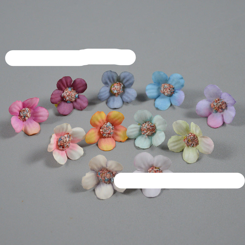 Wholesale Simulation flower mini Daisy cute wild chrysanthemum flower DIY wreath hat accessories various scene layout