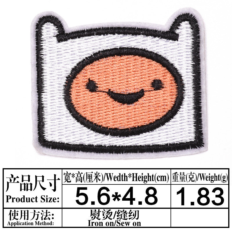Wholesale Cartoon Animal Fabric Patches Iron On Sew On Embroidered Badges For Clothing 13 Styles DIY Accessory