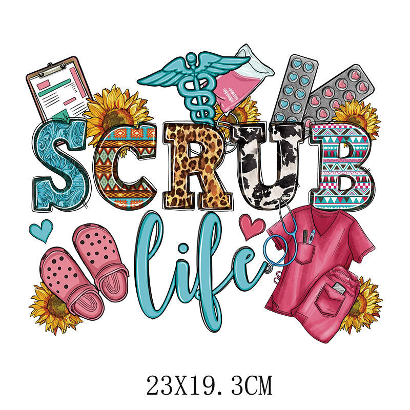 Wholesale Doctor and nurse heat transfer printing   UV DTF Ready to Press Transfers Wraps