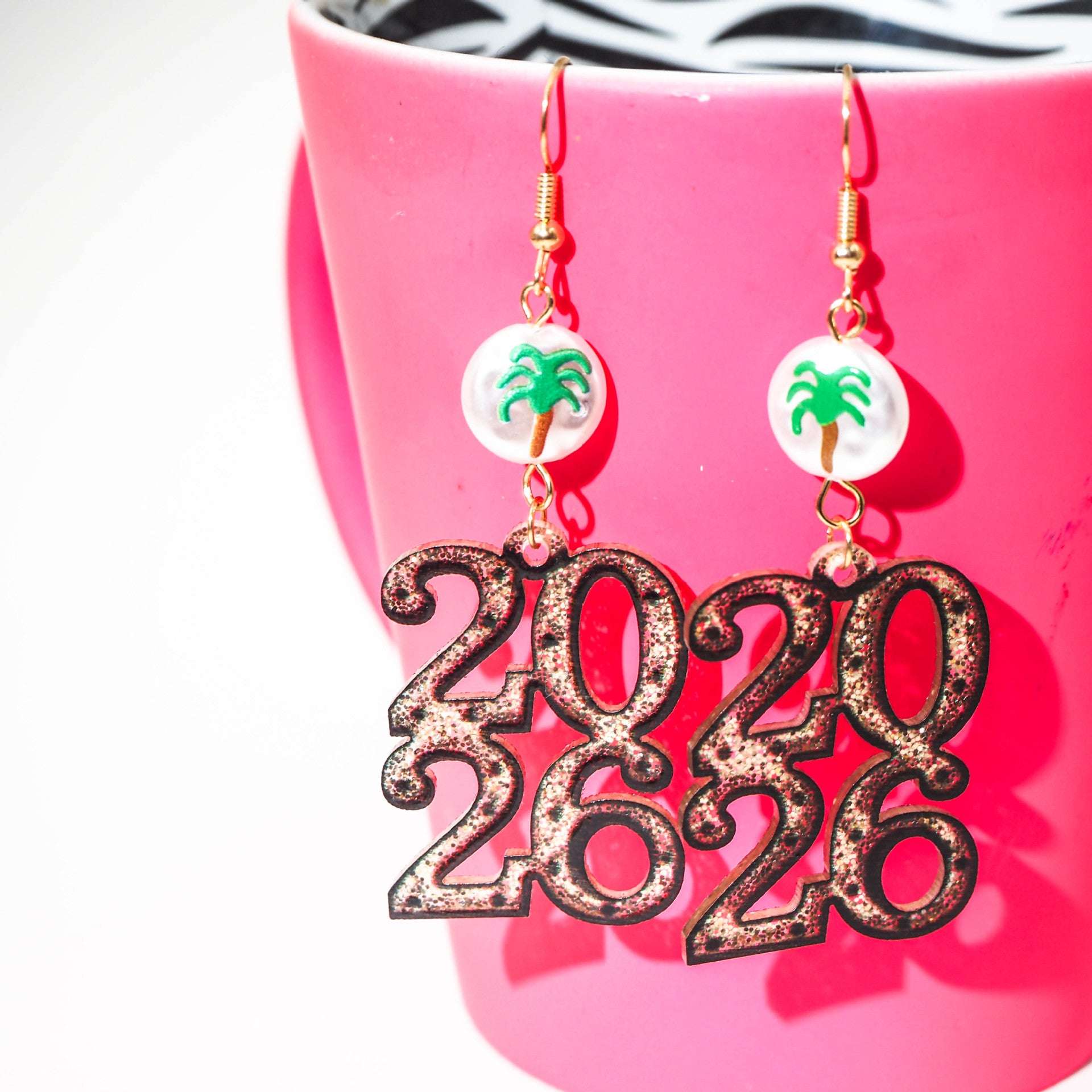 Wholesale 2026 Acrylic Digital Acrylic Earrings