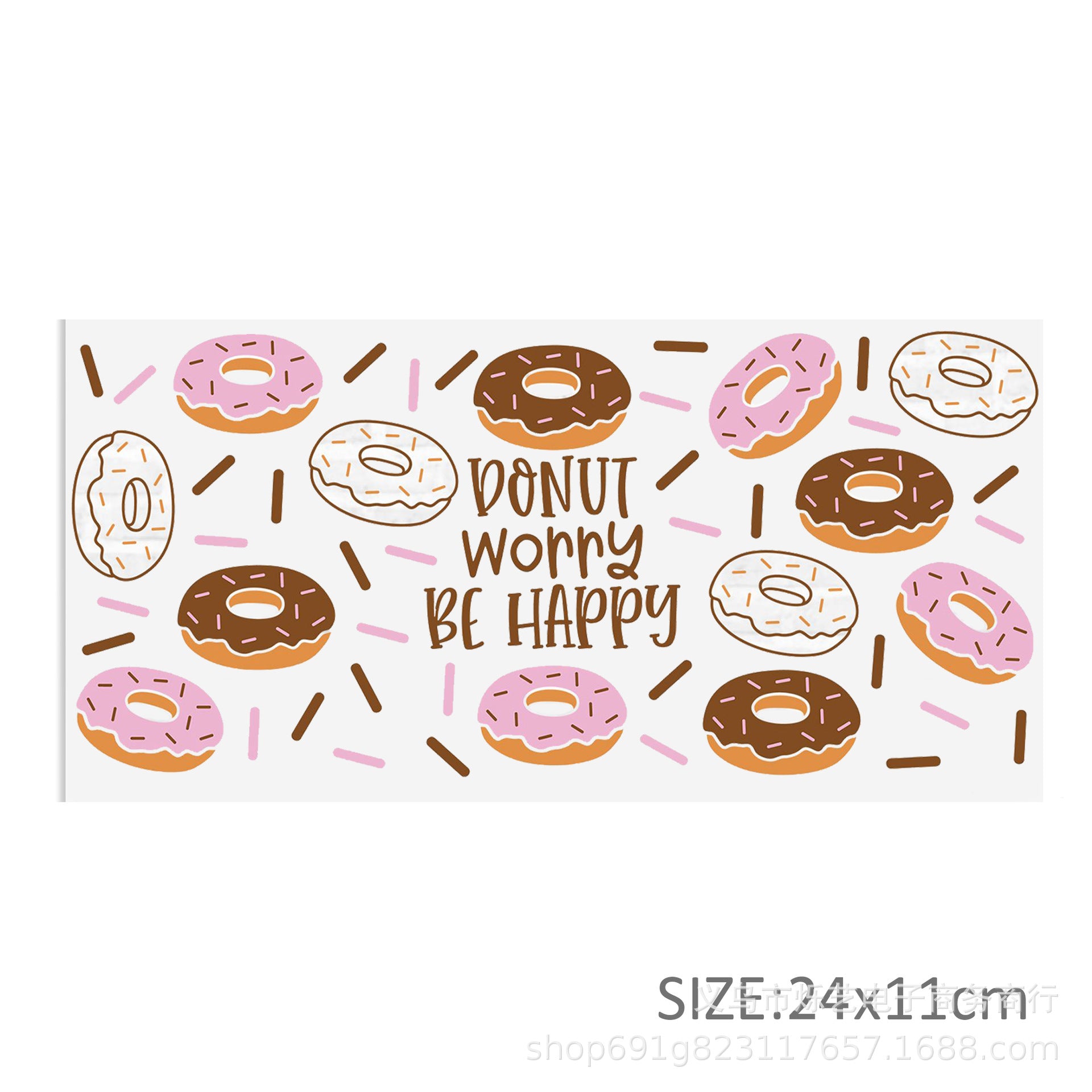 Wholesale Hamburgers and French fries food category 16oz Cup UV DTF Wraps