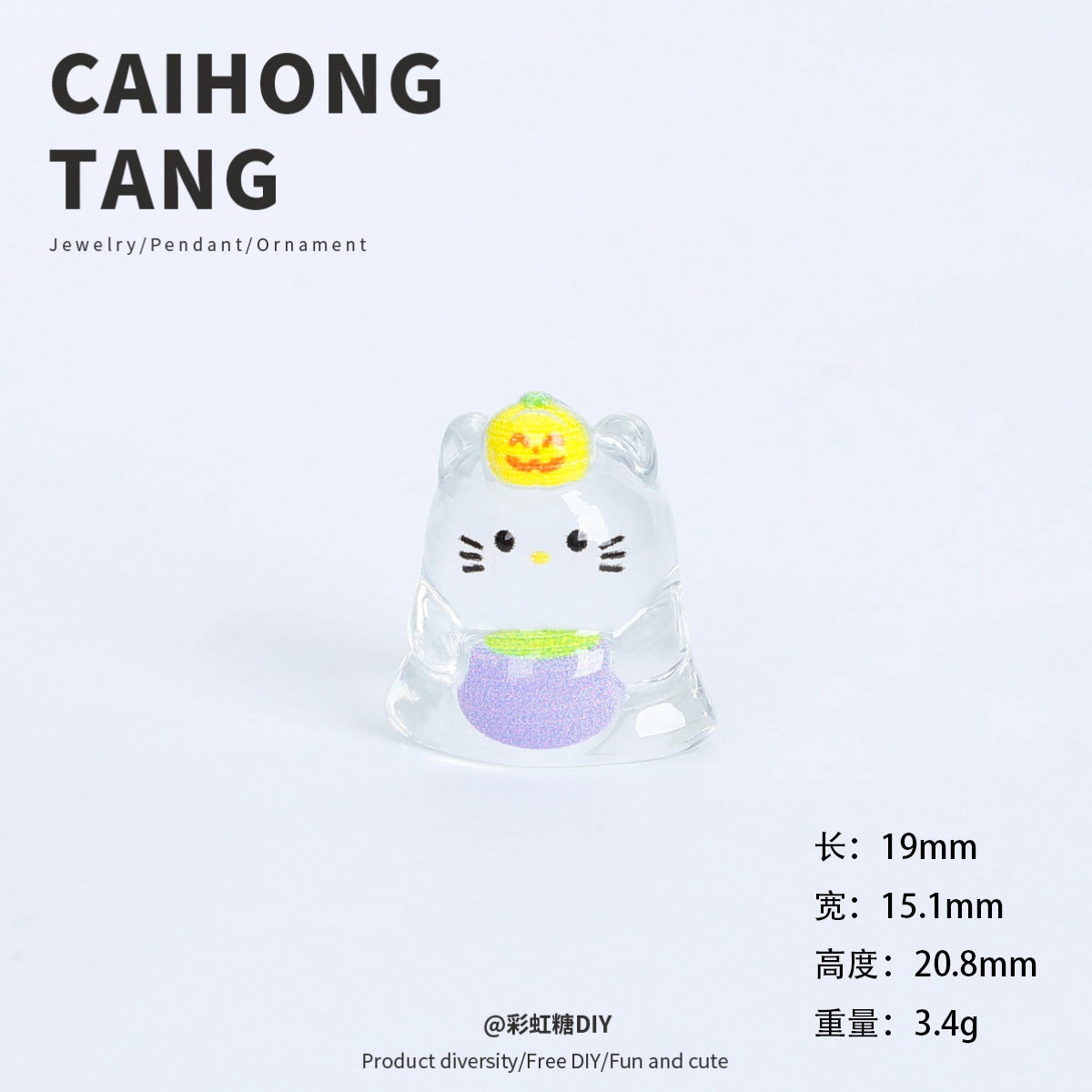 Wholesale  Transparent Cute Cartoon Elf Resin Figurine DIY Craft Accessory For Micro Landscape Decor
