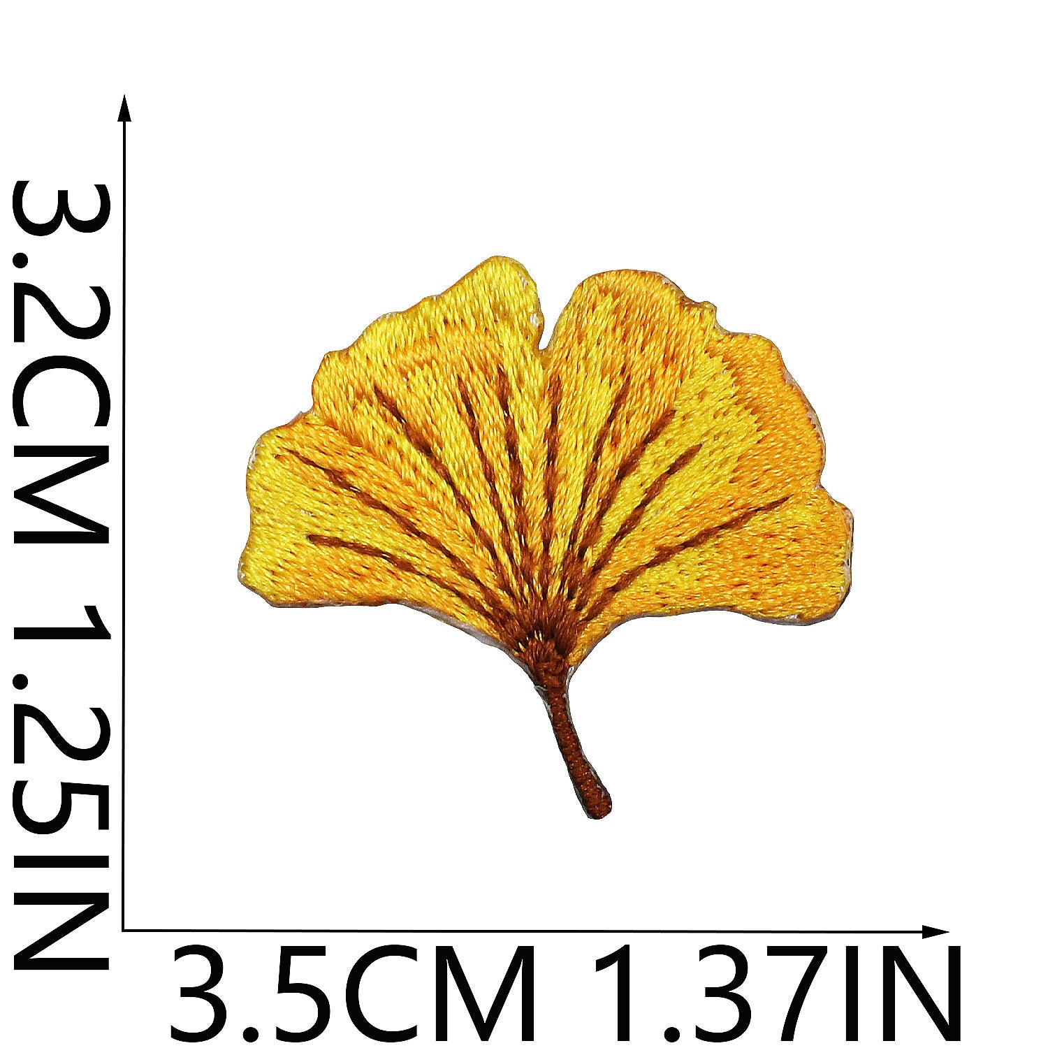 Wholesale Ginkgo Leaf Carnation Lily Rose Embroidery DIY Patches