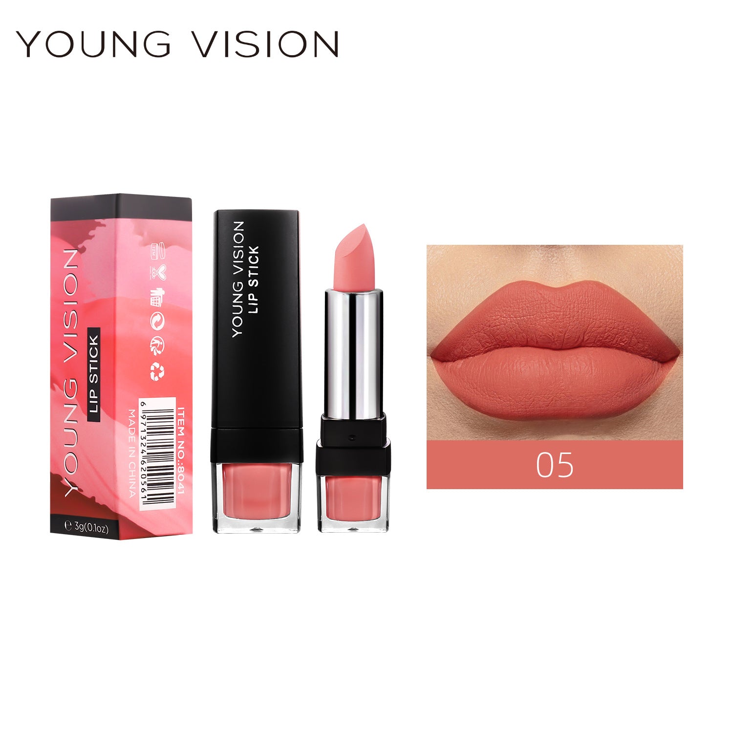 Wholesale Wholesale matte but not dry 12 colors velvet non-stick cup lipstick lipstick