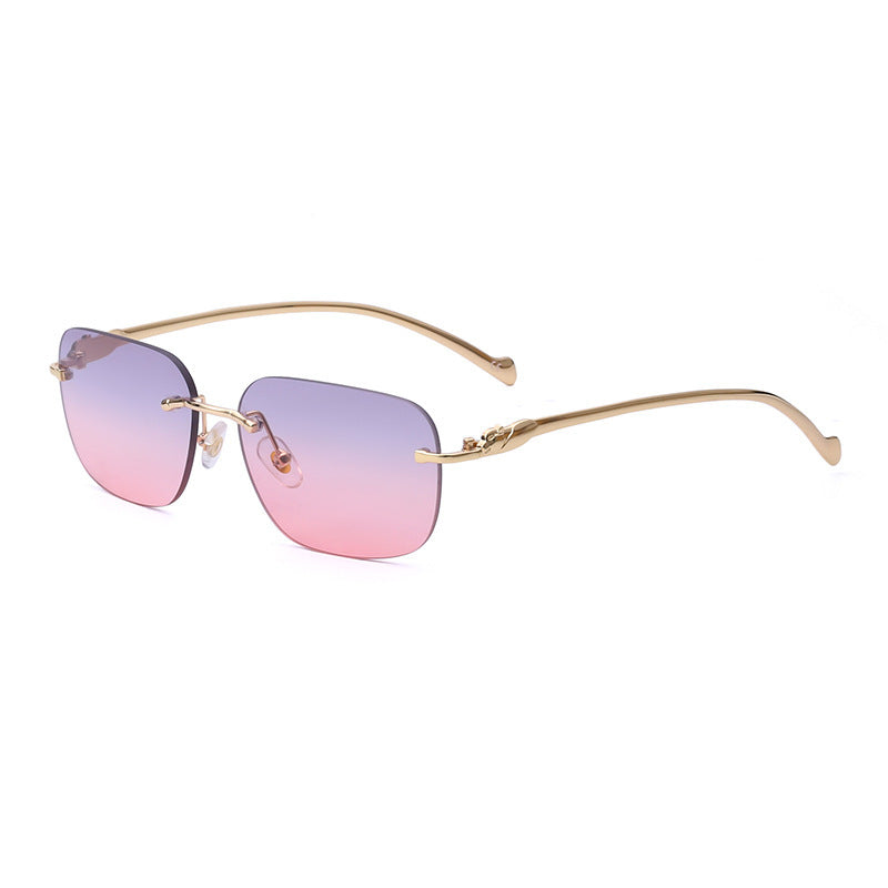 Wholesale PC Small Frame Borderless Women's Sunglasses