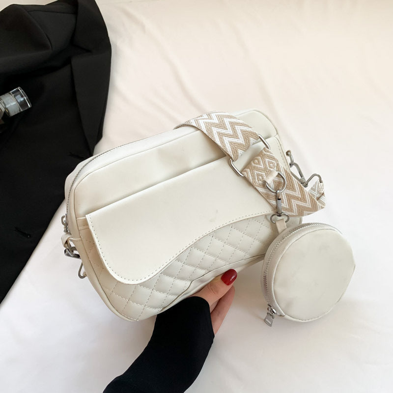 Wholesale Wide Shoulder Strap PU Crossbody Bag Single Shoulder Bag