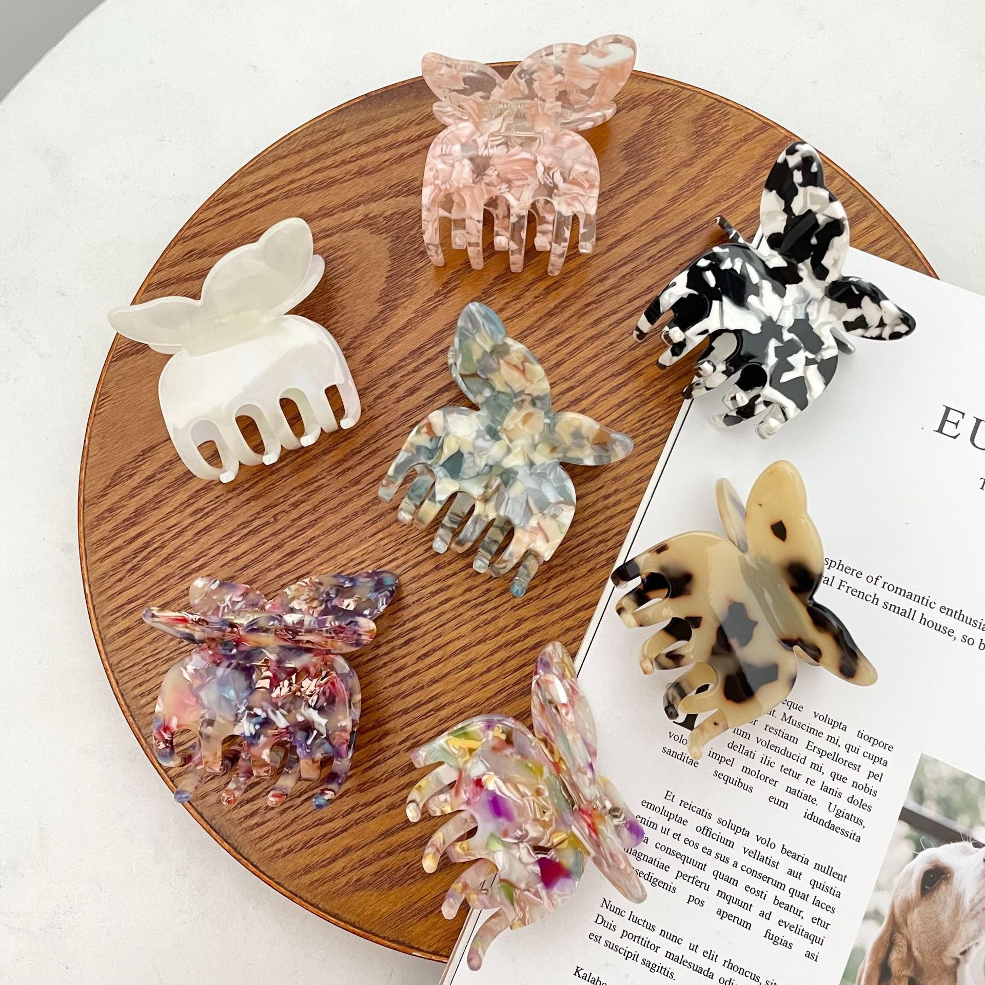 Wholesale Mini Bow Acetate Hair Clips