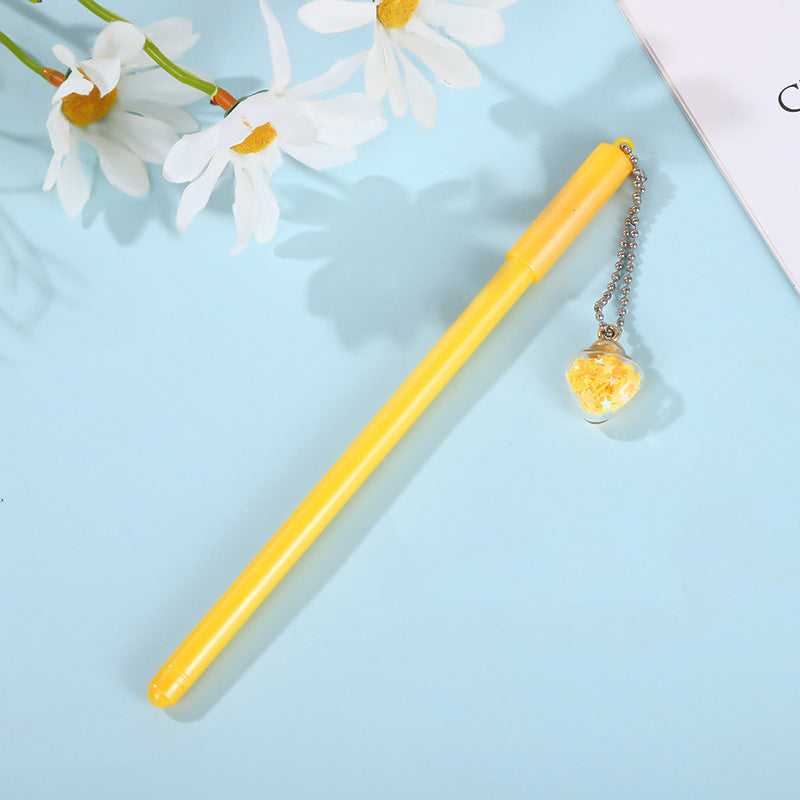 Wholesale Creative Love Pendant Plastic Gel Pen