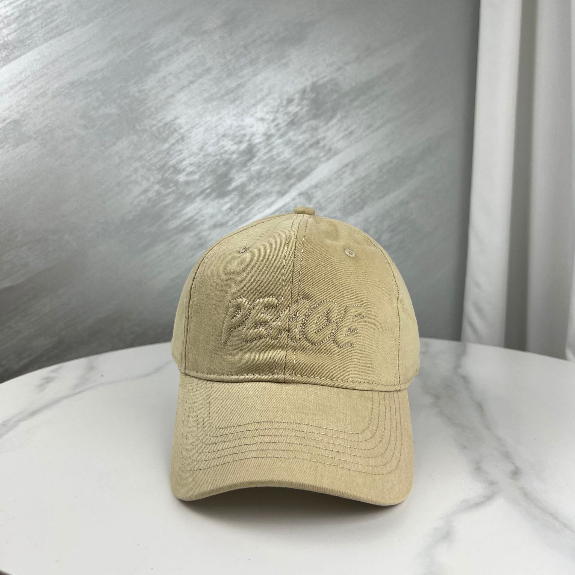 Wholesale Frosted Letter Embroidered Cotton Baseball Caps