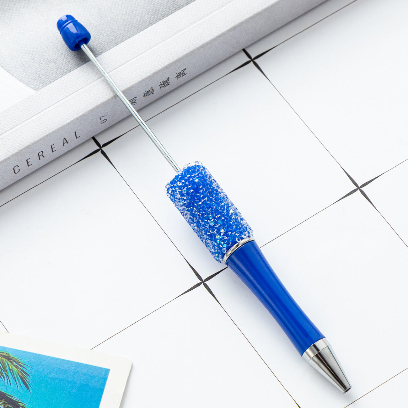 Wholesale Random 100pcs Beadable Pen Sugar Beadable Pens Rhinestone DIY Pens