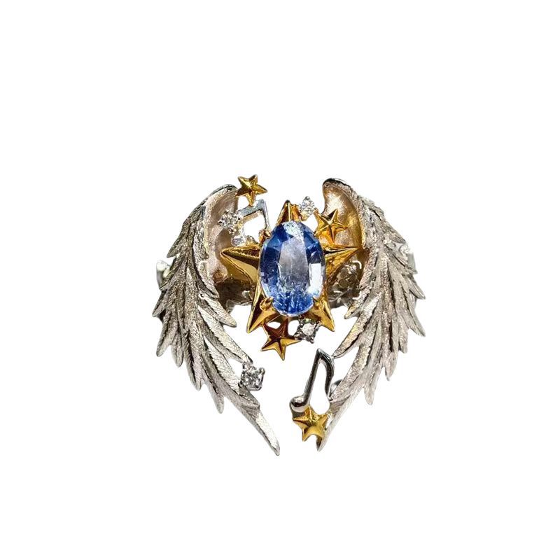 Wholesale Angel Wings  Adjustable Alloy Ring