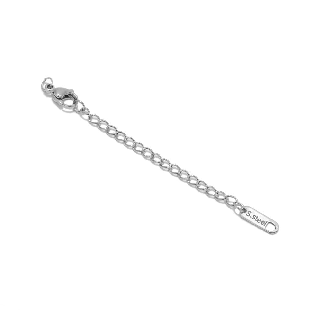 Wholesale 10 PCS/PACK 18K Stainless Steel Lettering Extension Chain
