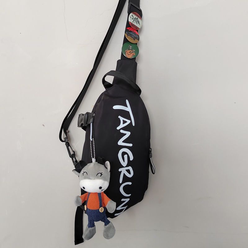 Wholesale Messenger bag sports waist bag casual fashion shoulder bag student personality small cross bag chest bag