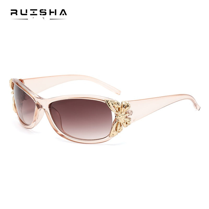Wholesale Butterfly-decorated luxury sunglasses