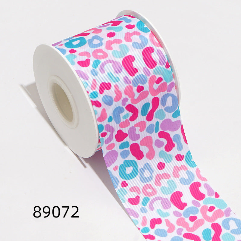 Wholesale 50Y thermal transfer ribbon cartoon printing ribbon printing ribbon thermal transfer ribbon flower diy ribbon roll
