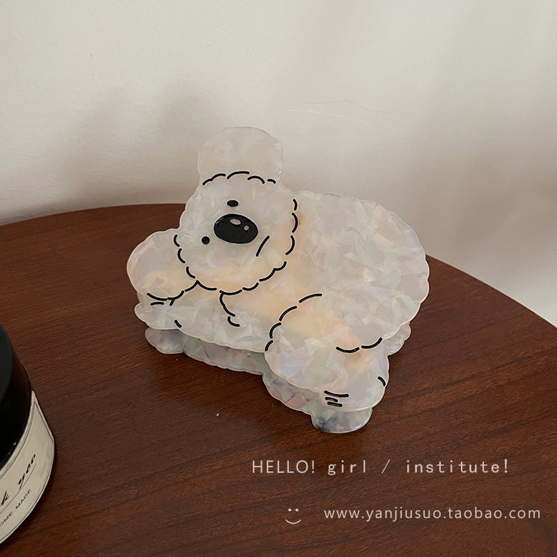 Wholesale Tulip Cherry Clamp Premium Handbag Cute Dalmatian Shark Clip Hair Accessories