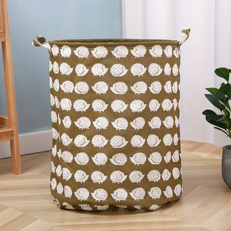Wholesale Cotton and Linen Foldable Waterproof Storage Baskets