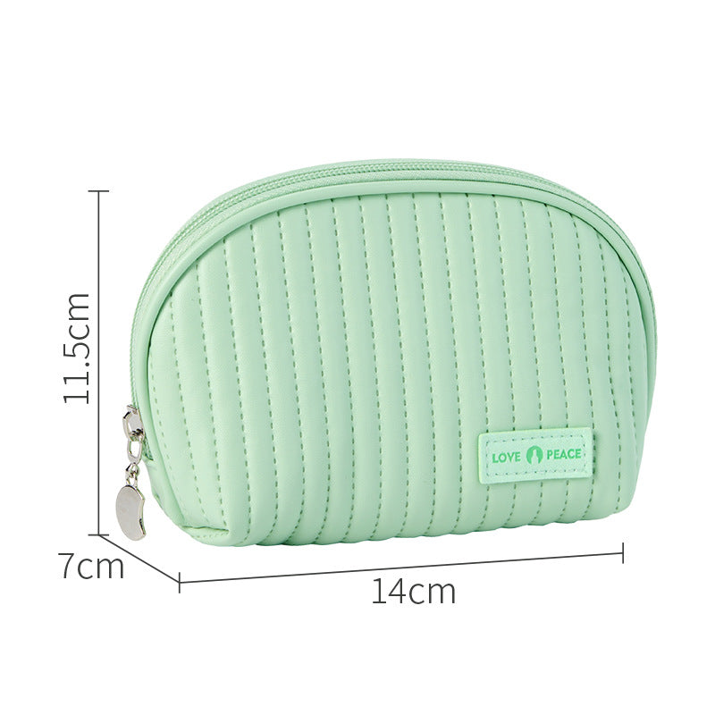 Wholesale Leather Portable Small Portable Toiletry Bag