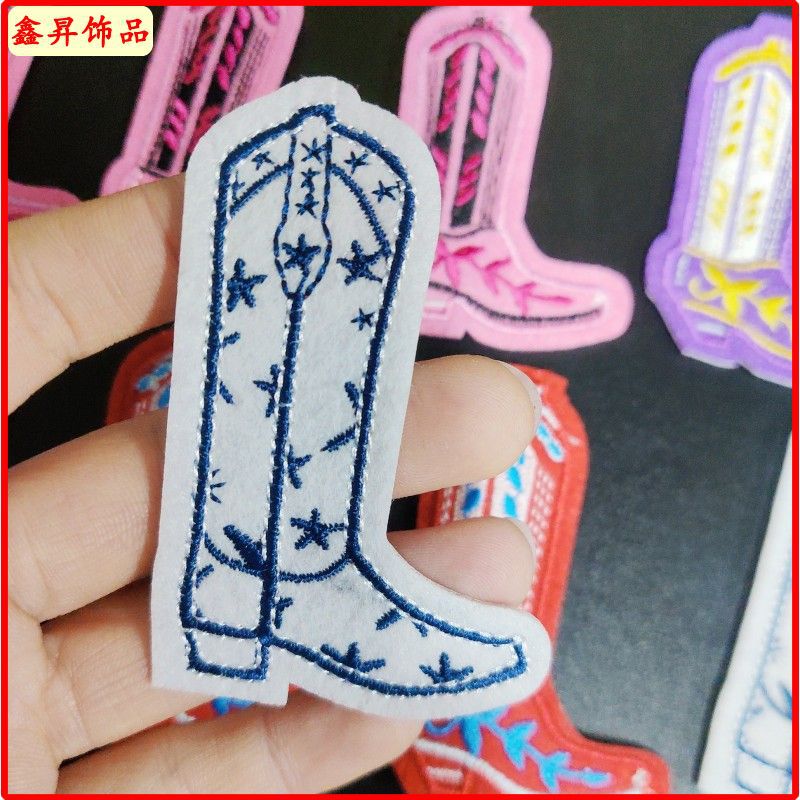 Wholesale Cartoon Shoes Sun Embroidery Children's Clothing Patch FS