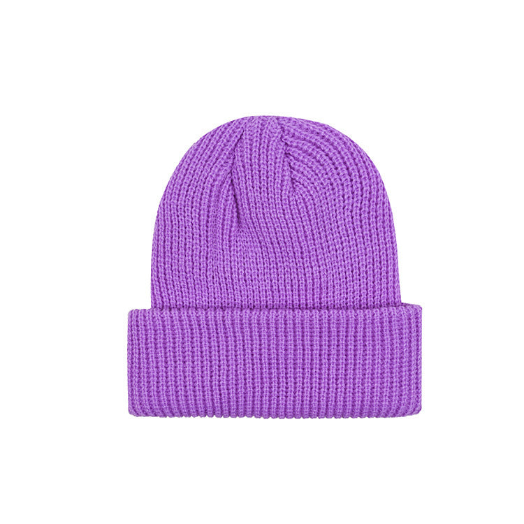 Wholesale Candy Color Street Knitted Wool Hat