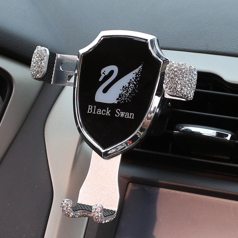 Wholesale Car Dual-use Suction Cup Fixed Diamond Bracket Plastic Mobile Phone Holder