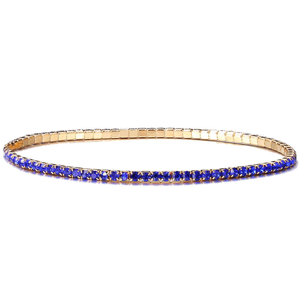 Wholesale Fancy Color Diamond Multicolor Stretch Bracelet