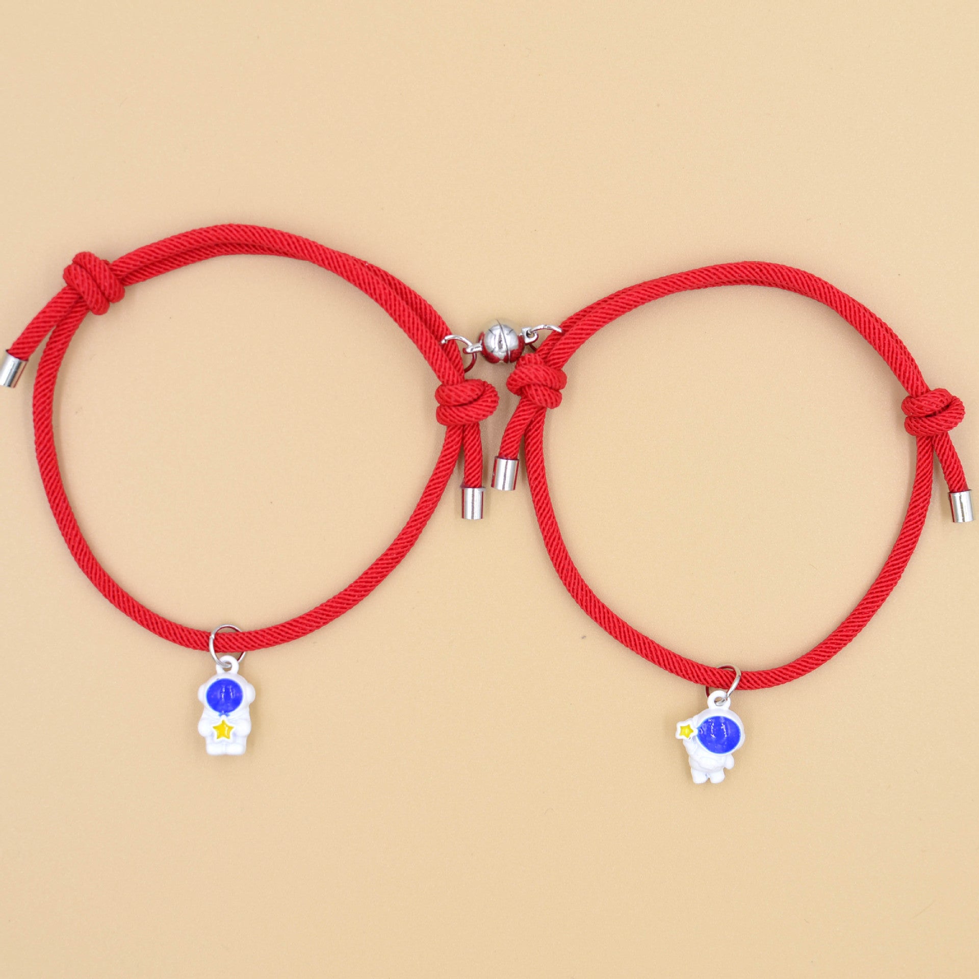 Wholesale Colorful astronaut couple commemorative bracelet