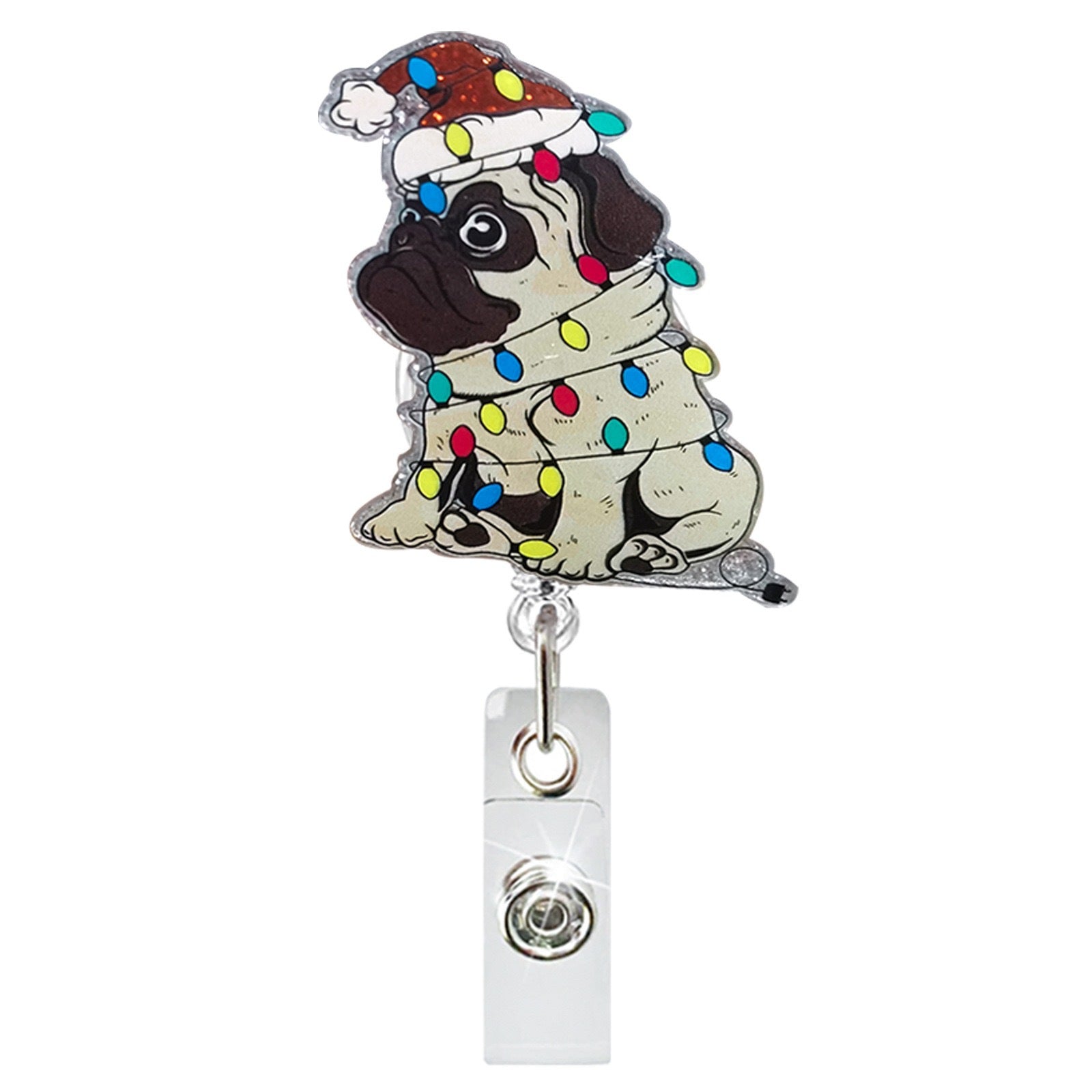 Wholesale Christmas Cute Animals Badge Reels