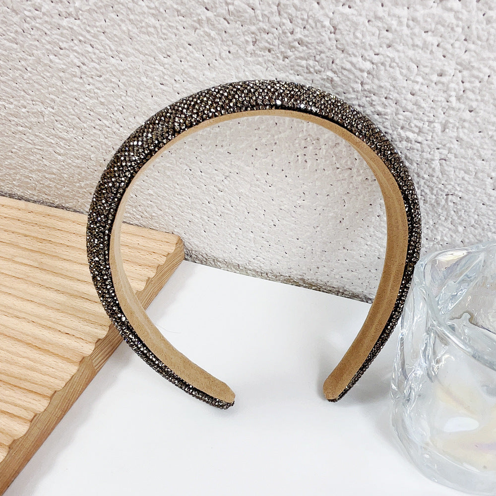 Wholesale Simple and Versatile Headband Full of Diamonds