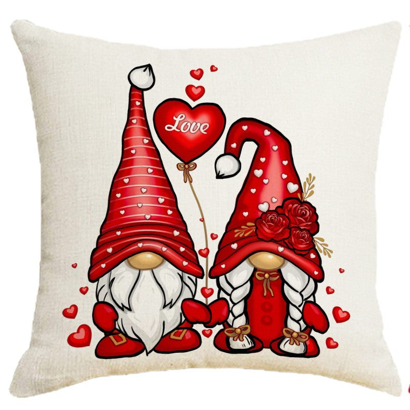 Wholesale Valentine' s Day  Love Cover Goblin Printed Seat  Pillowcase