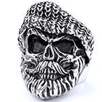 Wholesale  Simple Retro Punk Goethe Ring Titanium Steel Rust-free Fashion Jewelry Ring Pendant