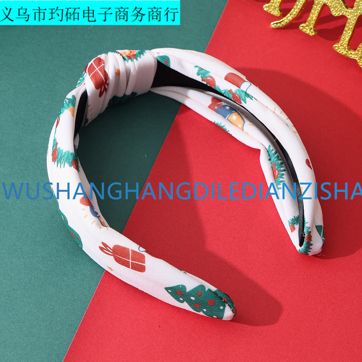 Wholesale Christmas Party Women's Headband Cross Cloth