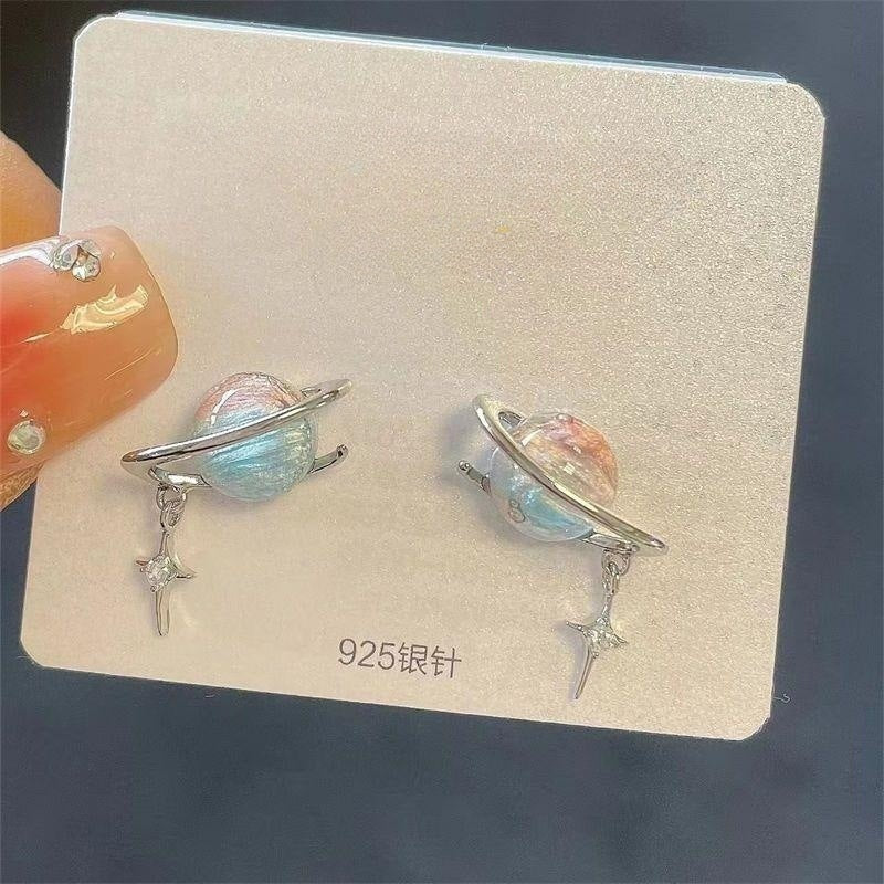 Wholesale Planet Sweet Alloy Earrings