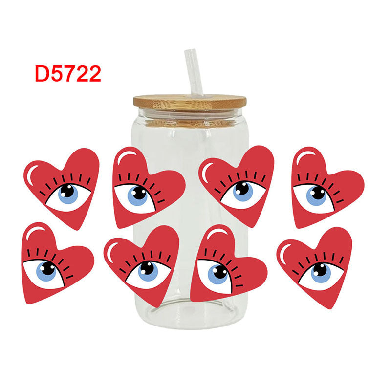 Wholesale Pumpkin Ghost Skeleton Halloween 16oz Cup UV DTF Wraps