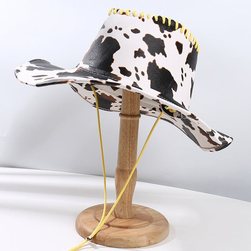 Wholesale Leather Cow Cowboy Hat