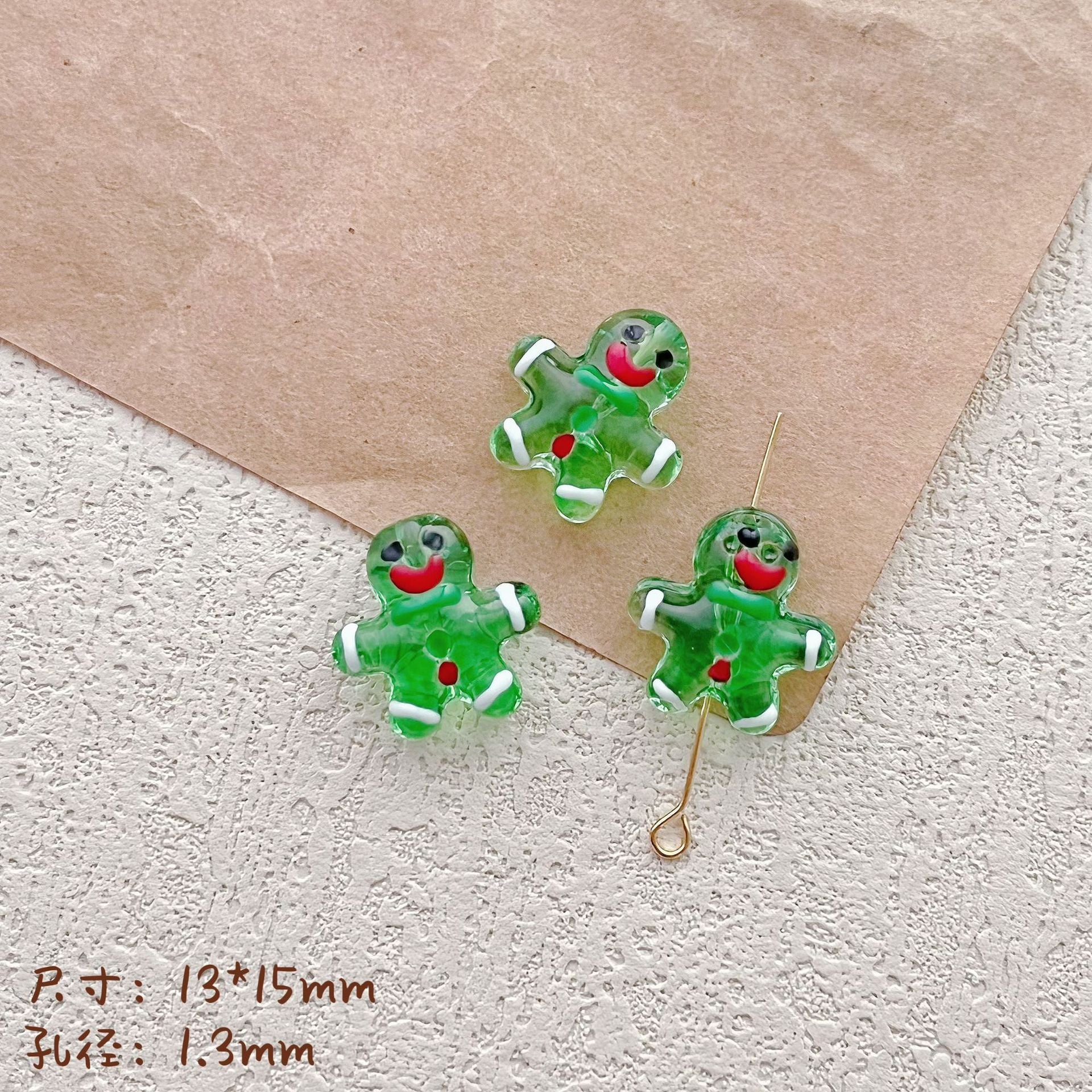 Wholesale 10pcs Christmas colored cartoon