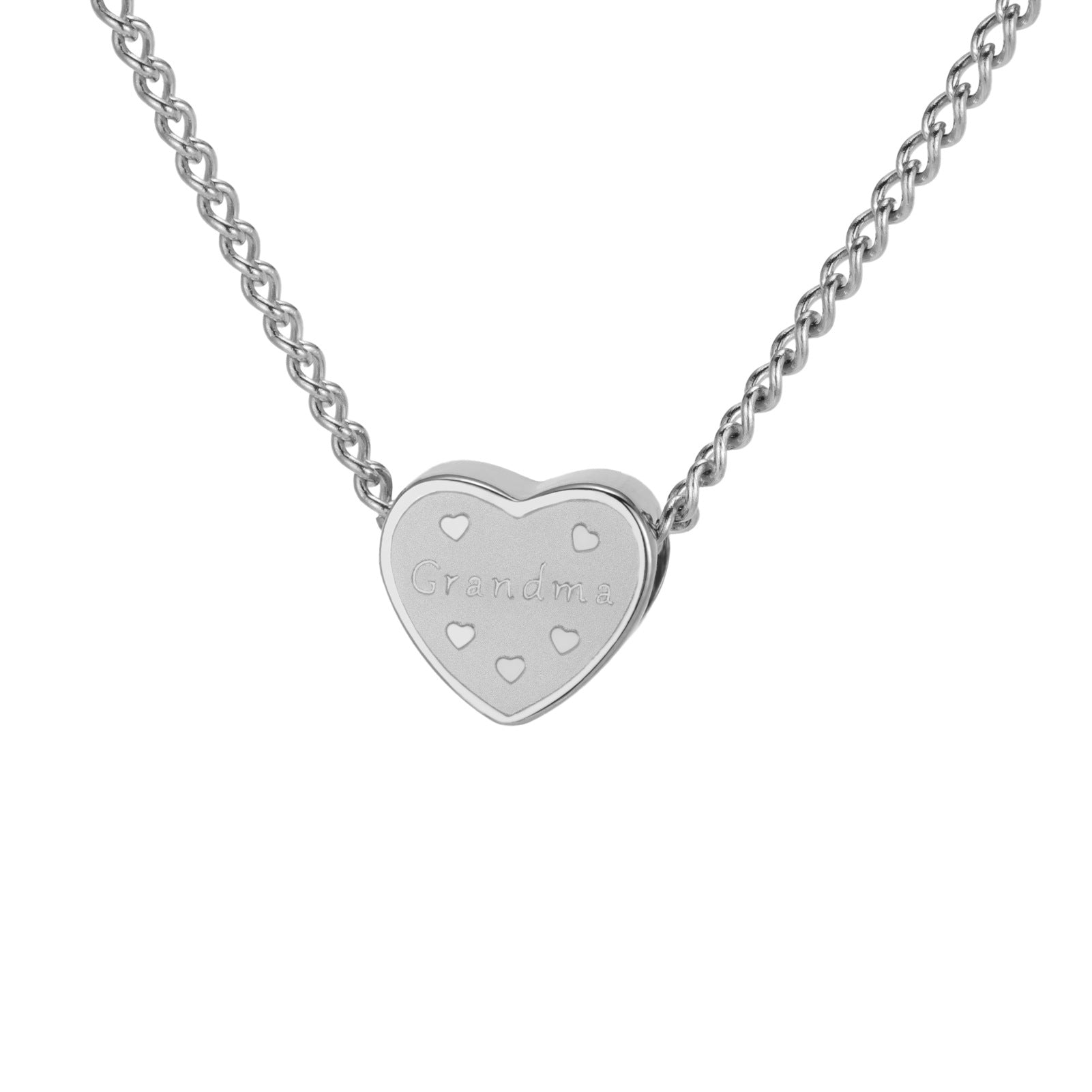 Wholesale Cross-border hot-selling stainless steel cut titanium steel love necklace