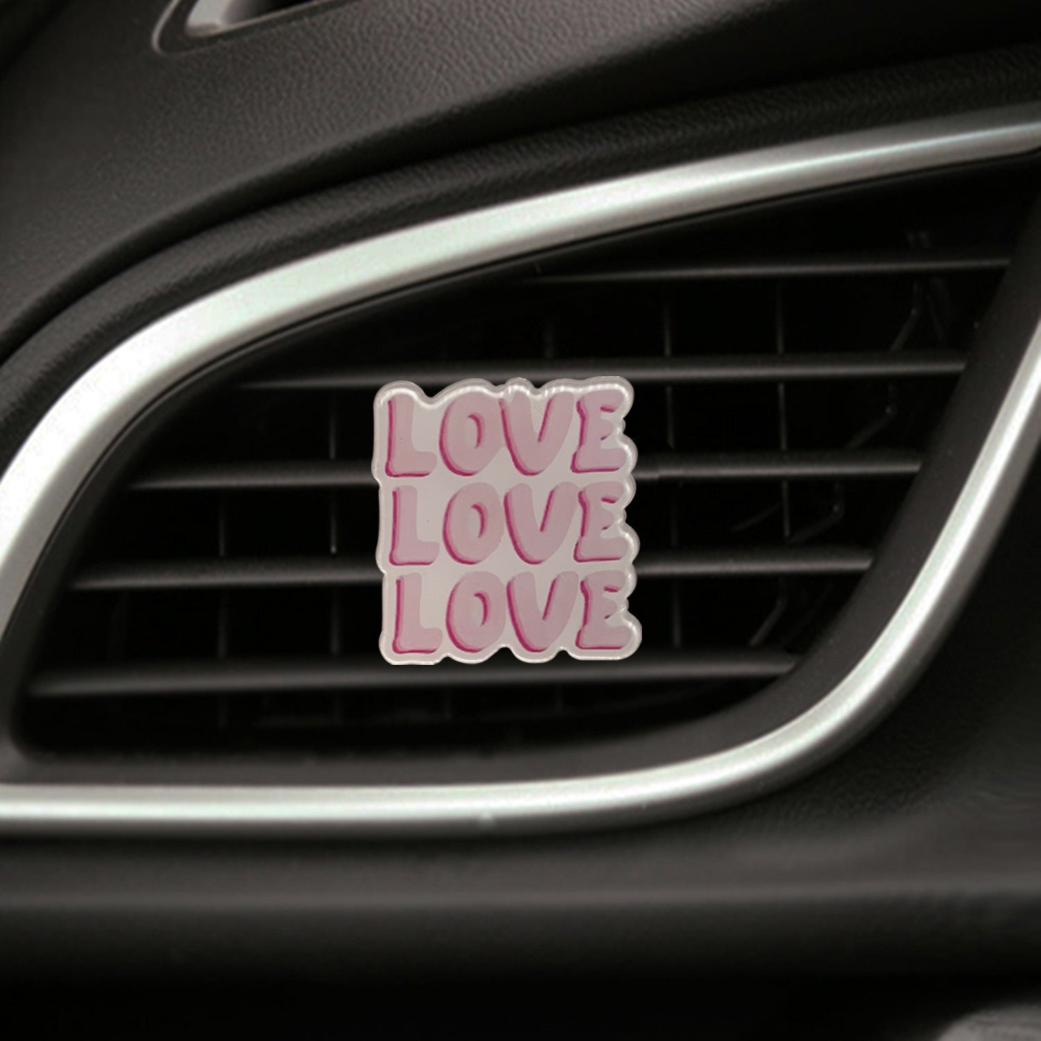 Wholesale Pink Acrylic Car Aromatherapy Clip